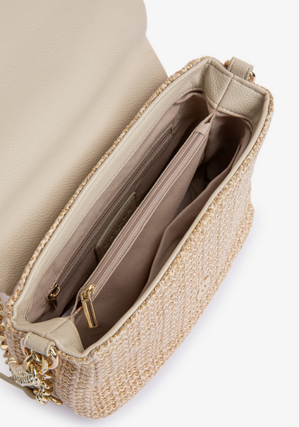 Mini Shoulder Strap GAELLE PARIS Rafia Lurex