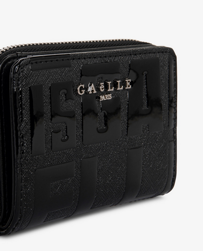 Portafoglio GAELLE PARIS Mini Zip Around Lettering In Vernice
