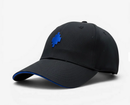 Cappello MARCELO BURLON Black-Blu