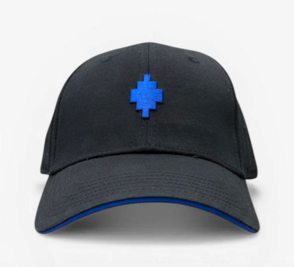 Cappello MARCELO BURLON Black-Blu