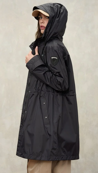 IMPERMEABILE CON CAPPUCCIO BLAUER USA THRUSH