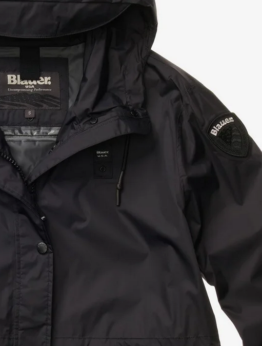IMPERMEABILE CON CAPPUCCIO BLAUER USA THRUSH