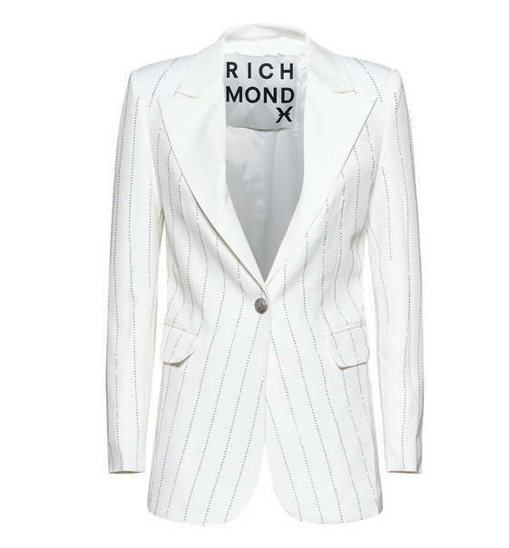Blazer RICHMOND monopetto con motivo a righe vertical