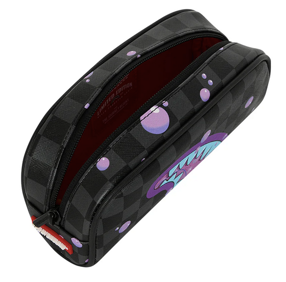 Pochette astuccio Sprayground PURPLE SLIME TAKEOVER PENCIL POUCH