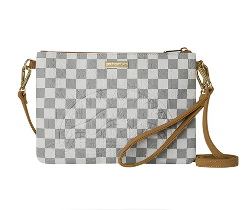 POCHETTE SPRAYGROUND 3AM CREAM CROSSBODY POUCHETTE