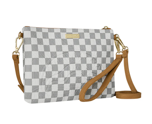 POCHETTE SPRAYGROUND 3AM CREAM CROSSBODY POUCHETTE