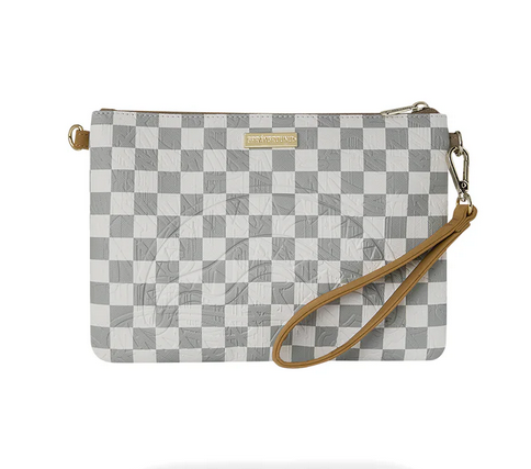 POCHETTE SPRAYGROUND 3AM CREAM CROSSBODY POUCHETTE