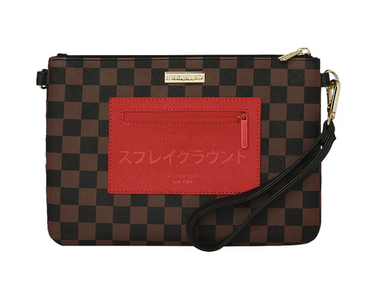 POCHETTE SPRAYGROUND RED REDEMPTION CROSSBODY POUCHETTE