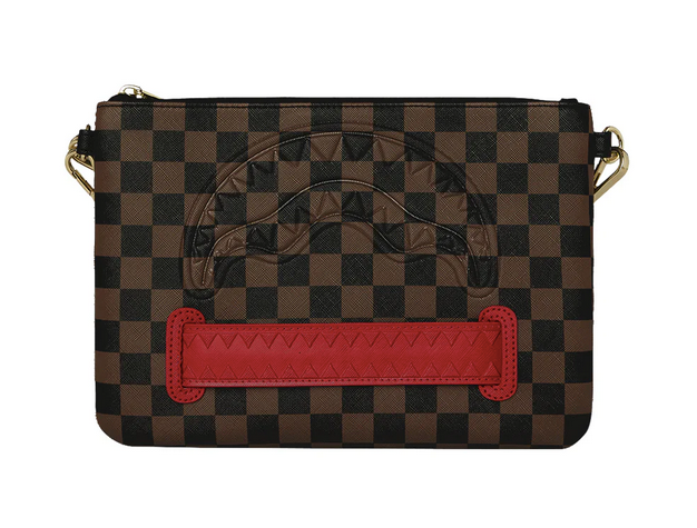 POCHETTE SPRAYGROUND RED REDEMPTION CROSSBODY POUCHETTE