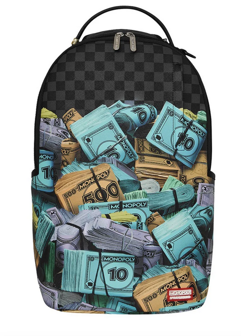 Zaino SPRAYGROUND MONOPOLY MONEY STACKS DLXSV BACKPACK