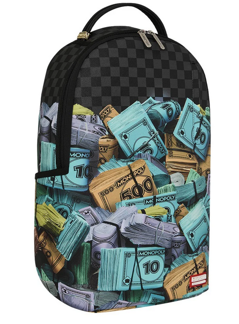 Zaino SPRAYGROUND MONOPOLY MONEY STACKS DLXSV BACKPACK