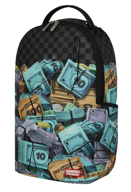 Zaino SPRAYGROUND MONOPOLY MONEY STACKS DLXSV BACKPACK