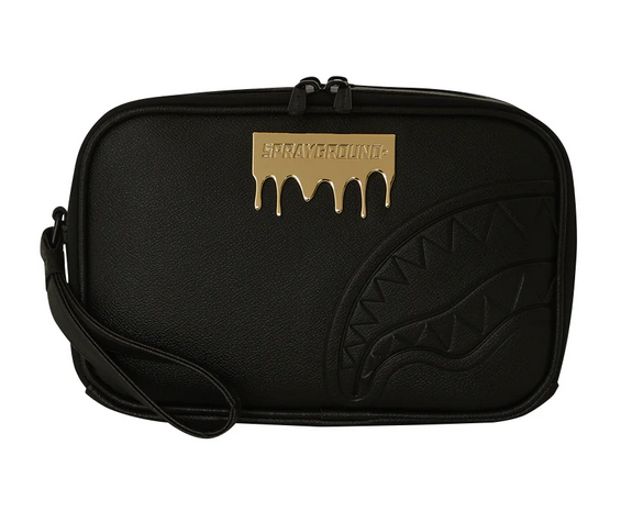 POCHETTE SPRAYGROUND GOLD BRICK LUX BRICK TOLETRY BRICK