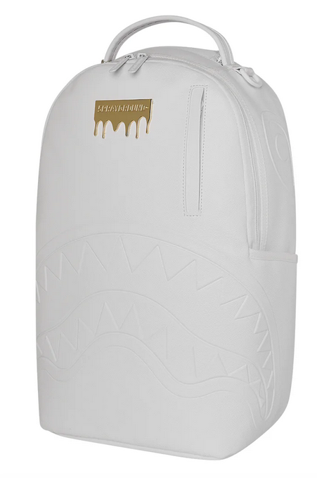 Zaino SPRAYGROUND GOLD BRICK LUXE WHITE DLXSV BACKPACK