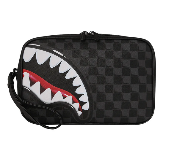 POCHETTE SPRAYGROUND SIP BALLOON BLACK TOILETRY BRICK