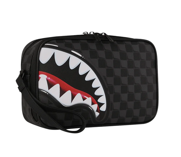 POCHETTE SPRAYGROUND SIP BALLOON BLACK TOILETRY BRICK