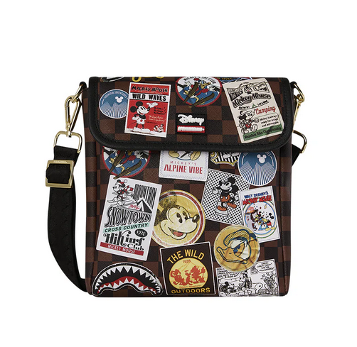 Tracolla SPRAYGROUND MICKEY MOUSE GLOBAL MOGUL MESSENGER SLING