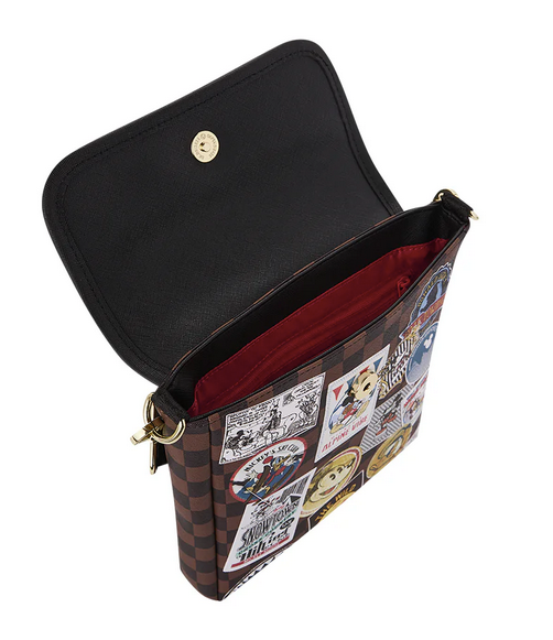 Tracolla SPRAYGROUND MICKEY MOUSE GLOBAL MOGUL MESSENGER SLING