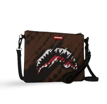 POCHETTE SPRAYGROUND SMEARED GRUNGE CROSSBODY POUCHETTE