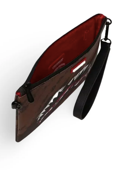 POCHETTE SPRAYGROUND SMEARED GRUNGE CROSSBODY POUCHETTE