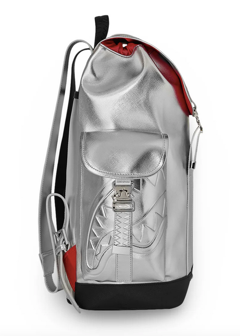Zaino SPRAYGROUND SILVER SIDE DRIP BLACK CHECK MONTE CARLO