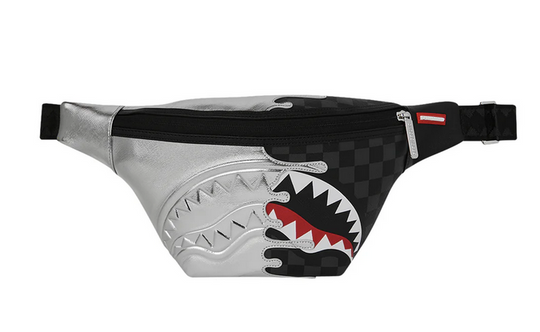 Marsupio SPRAYGROUND SILVER SIDE DRIP BLACK CHECK SAVVY CROSSBODY