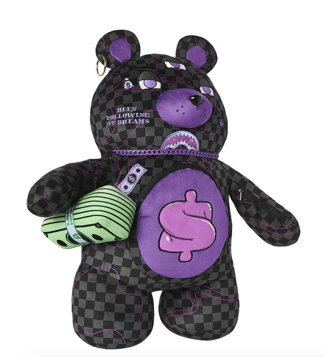 Zaino SPRAYGROUND PURPLE SLIME TAKEOVER BEAR BACKPACK