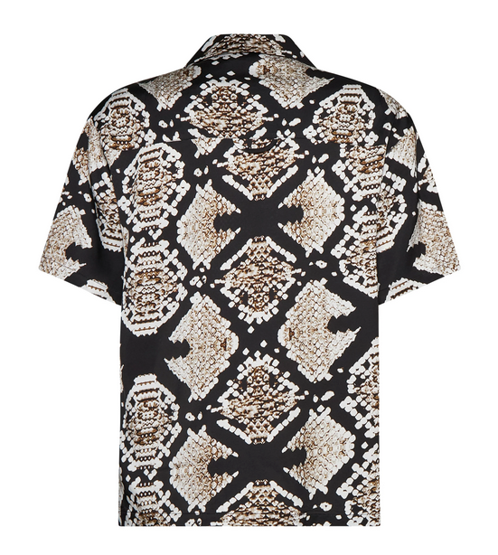 Camicia RICHMOND a maniche corte con motivo grafico all-over