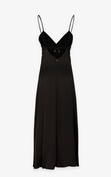 Abito GAELLE PARIS Midi In Raso Con Spacchi