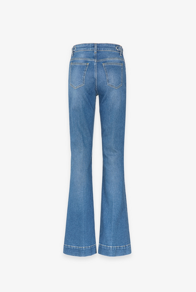 Pantalone GAELLE PARIS In Denim Flare