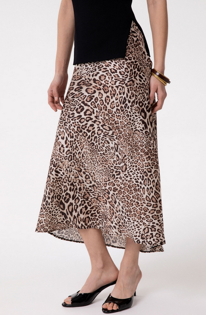 Gonna GAELLE PARIS Midi Drappeggiata In Raso