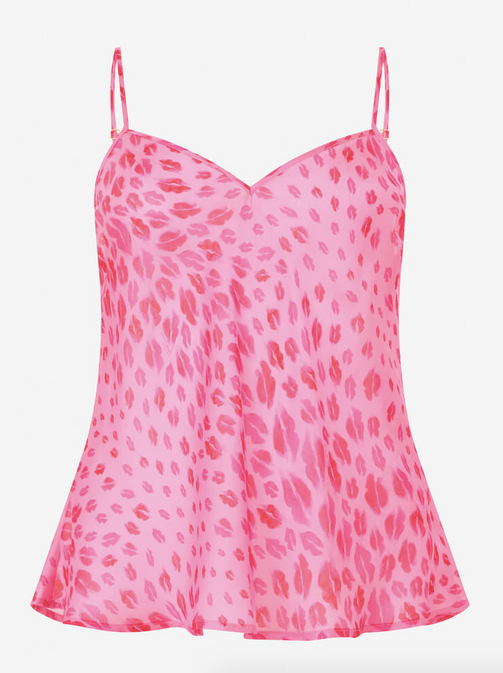 Top JUST CAVALLI Jaguar Kiss Print Top