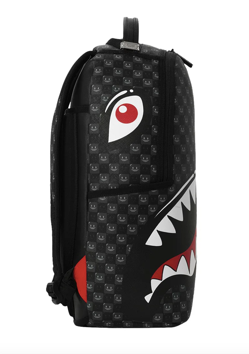Zaino SPRAYGROUND SHARKS IN PARIS WTF BUBBLY BLACK CHECK BACKPACK