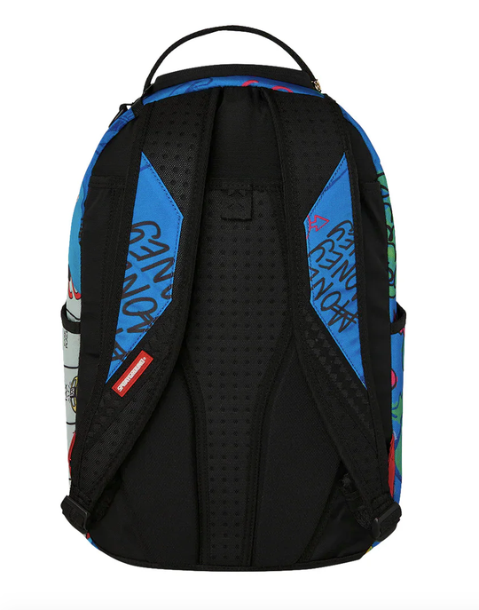 Zaino SPRAYGROUND MONOPOLY BLUE TEAR THROUGH BACKPACK