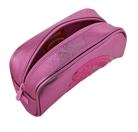 Pochette astuccio Sprayground METALLIC PINK METALLIC DRIP POUCH