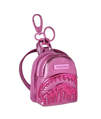 Portachiavi SPRAYGROUND METALLIC PINK METALLIC DRIP BACKPACK KEYCHAIN