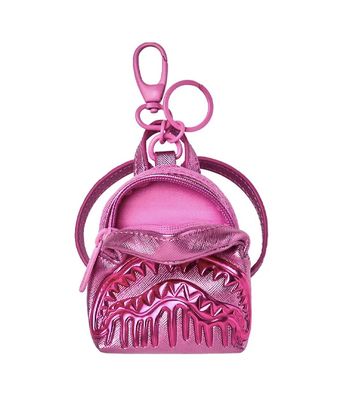 Portachiavi SPRAYGROUND METALLIC PINK METALLIC DRIP BACKPACK KEYCHAIN