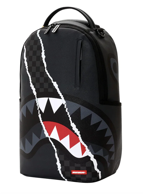 Zaino SPRAYGROUND CENTER RIP REVEALING GRAY CHECK BACKPACK