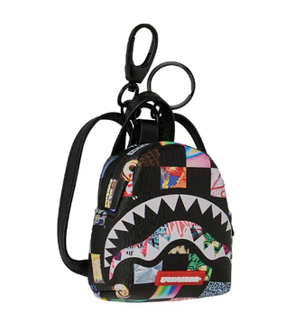 Portachiavi SPRAYGROUND CRAZY CHECK BACKPACK KEYCHAIN