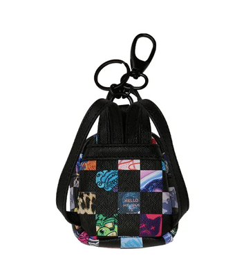 Portachiavi SPRAYGROUND CRAZY CHECK BACKPACK KEYCHAIN
