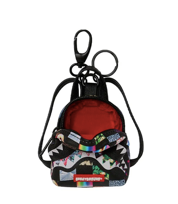Portachiavi SPRAYGROUND CRAZY CHECK BACKPACK KEYCHAIN