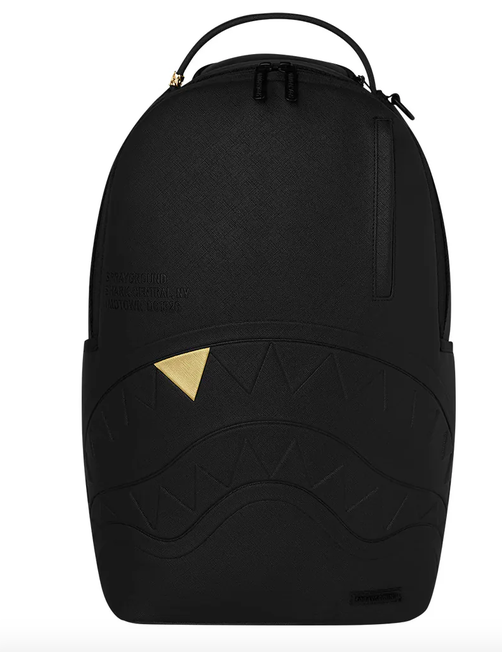 Zaino SPRAYGROUND BLACKED OUT EMBOSSED GOLD TOOTH BACKPACK