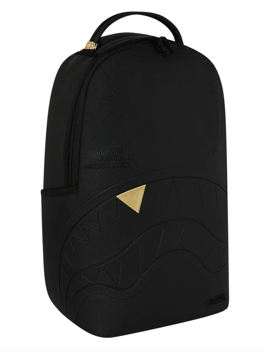 Zaino SPRAYGROUND BLACKED OUT EMBOSSED GOLD TOOTH BACKPACK