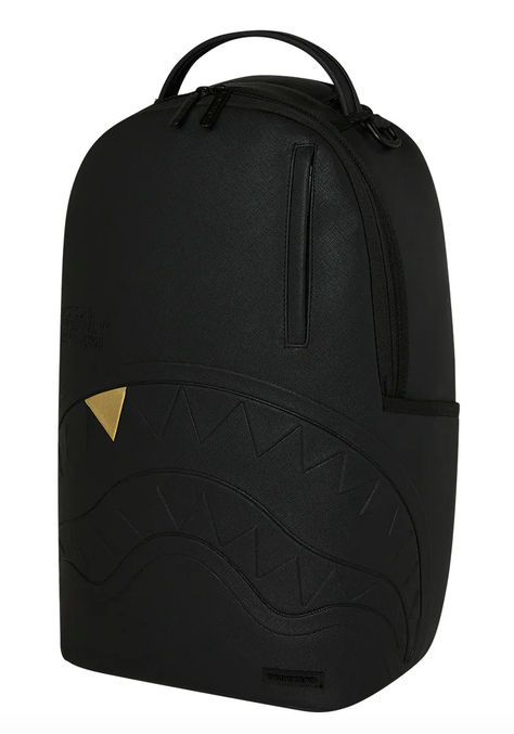 Zaino SPRAYGROUND BLACKED OUT EMBOSSED GOLD TOOTH BACKPACK