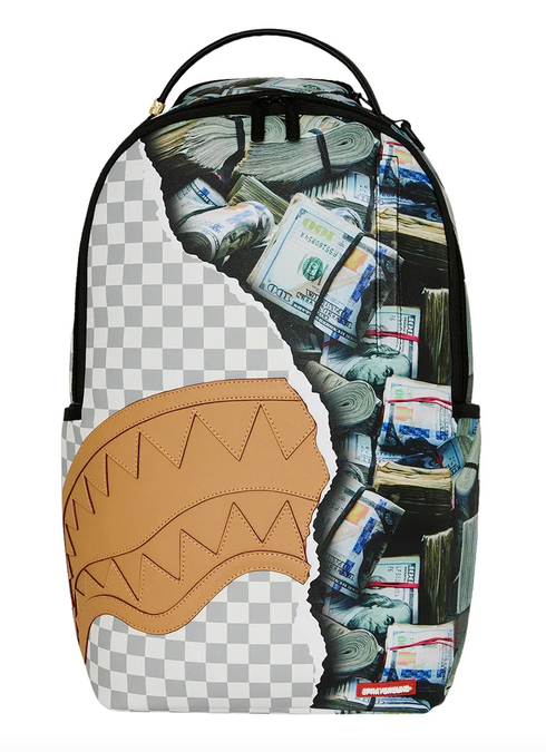 Zaino SPRAYGROUND CREAM CHECK FULL OF CASH BACKPACK