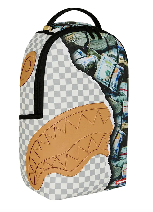 Zaino SPRAYGROUND CREAM CHECK FULL OF CASH BACKPACK