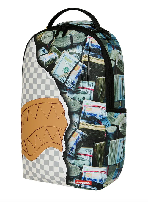 Zaino SPRAYGROUND CREAM CHECK FULL OF CASH BACKPACK
