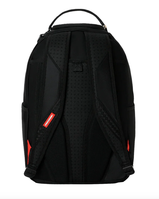 Zaino SPRAYGROUND SHARK CENTRAL BLACKED OUT EMBOSSED NYLON BACKPACK