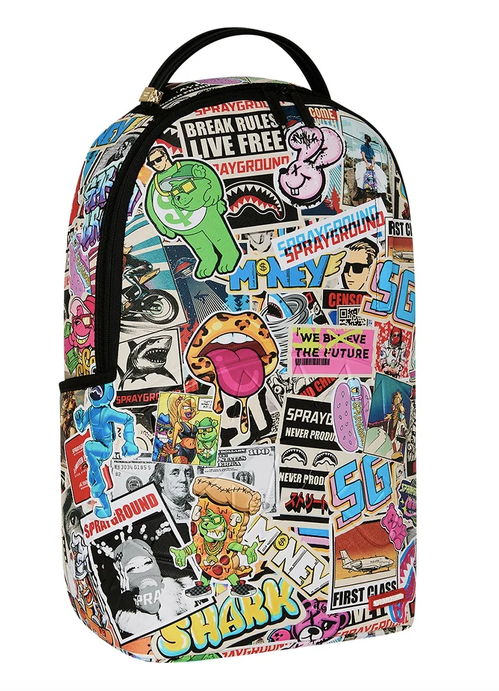 Zaino SPRAYGROUND PUNK STICKER SHARK BACKPACK