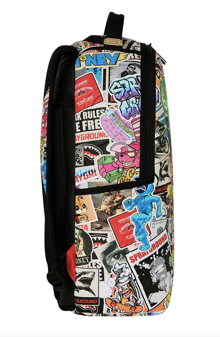 Zaino SPRAYGROUND PUNK STICKER SHARK BACKPACK